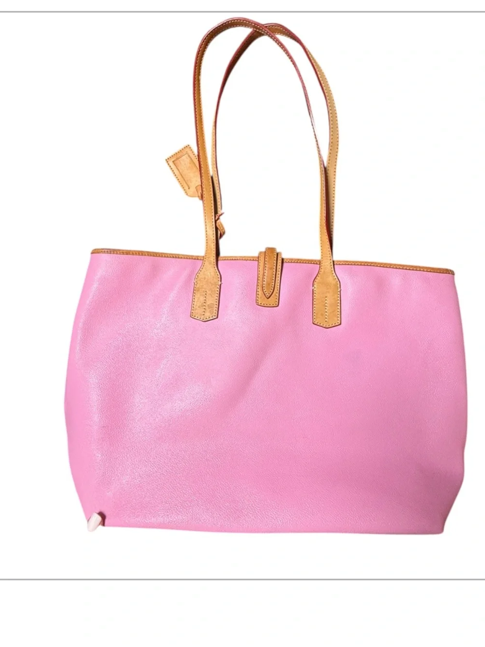 Dooney & Bourke Bubble Gum Pink Extra Large Laptop bag / Work/ diaper bag